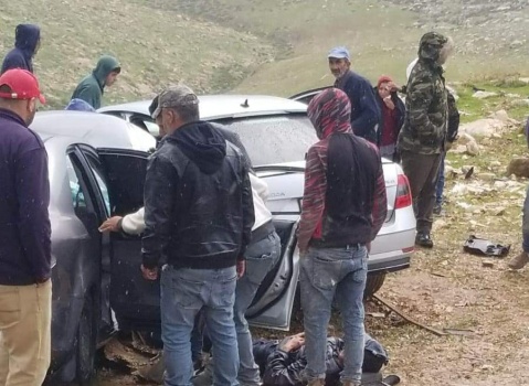 إخلاء سبعة إصابات من حادث سير شرق محافظة رام الله والبيرة