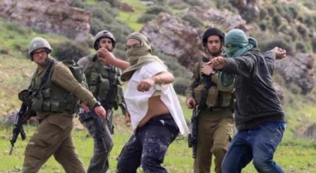 مستوطنون يعتدون على فلسطينيين في سلفيت