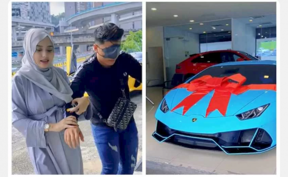سيدة حامل تكافئ زوجها مقدماً على ليالي السهر التي تنتظره! منحته هدية قيمتها 470 ألف دولار (فيديو)