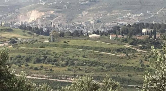 مستوطنون يجرفون أراضٍ شمال نابلس