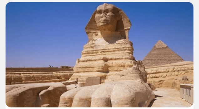 تمثال "أبو الهول" يثير ضجة في مصر بعد انتشار فيديو له "نائما".. ما القصة؟