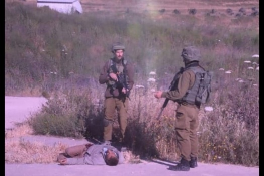 اصابة فلسطيني برصاص الاحتلال على حاجز حوارة