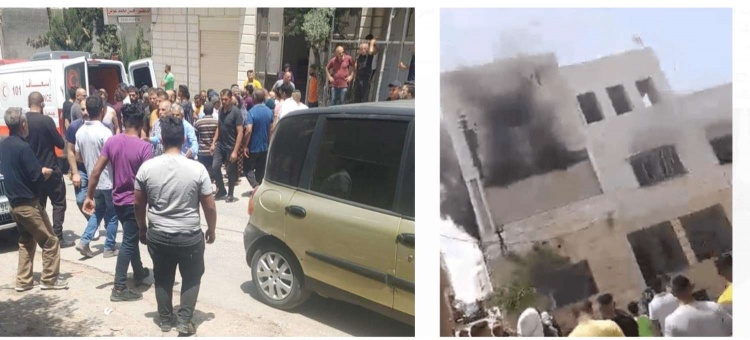 اصابة مواطن بالرصاص الحي واحراق منزل في بيت أمر على خلفية شجار
