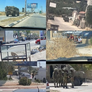 مواجهات ونصب حواجز عسكرية للاحتلال جنوب جنين ومقاومين يستهدفون جنود الإحتلال