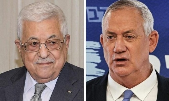 غانتس يلتقي بالرئيس الفلسطيني في رام الله