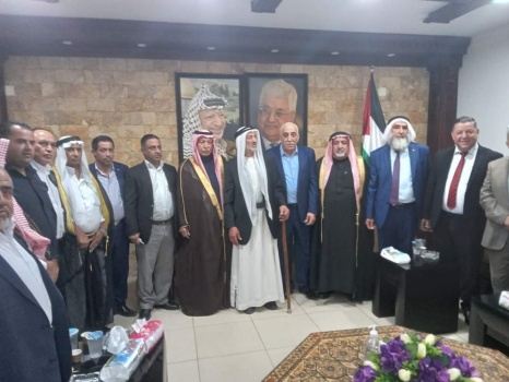 لاول مرة قاضي عشائري أردني يصل فلسطين لهذه الاسباب