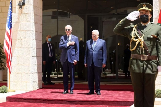 صور...الرئيس يستقبل نظيره الأميركي في بيت لحم