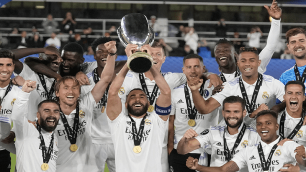 ريال مدريد يتوج بالسوبر الأوروبي للمرة الخامسة في تاريخه