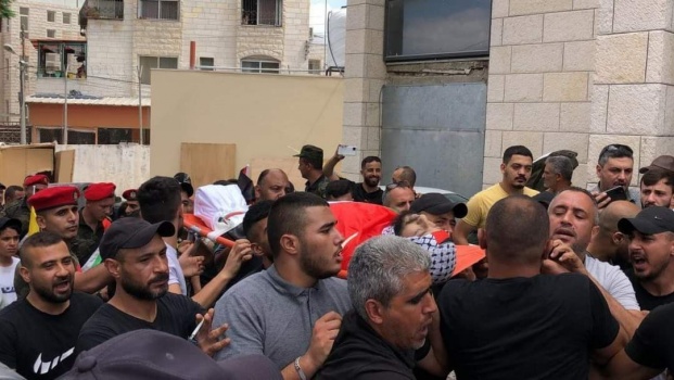 نابلس: تشييع جثمان الشهيد محمد عرايشي