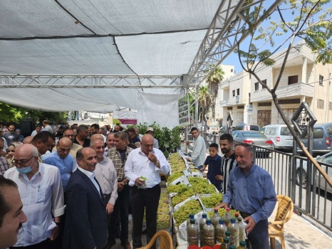 انطلاق فعاليات مهرجان العنب الرابع في جنين