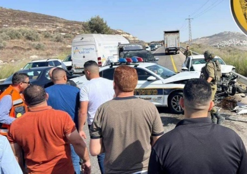 استشهاد فلسطيني بعد إطلاق الاحتلال النار على سيارة بزعم تنفيذ عملية دهس قرب نابلس