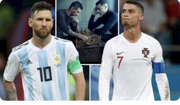 كش ملك".. رونالدو يعلق على ظهوره مع ميسي في إعلان الشطرنج