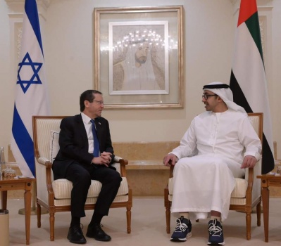رئيس دولة الاحتلال يصل إلى الإمارات للمرة الثانية في 2022