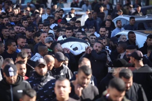 صور...تشييع جثمان الشهيد تامر نشرتي في جنين