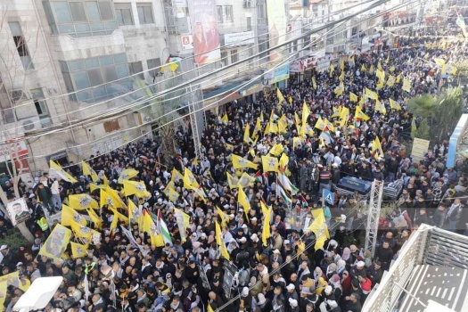 جماهير شعبنا تحيي الذكرى الـ58 لانطلاقة الثورة وحركة "فتح"