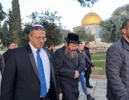 بن غفير يتوعد باقتحام الاقصى مجددًا