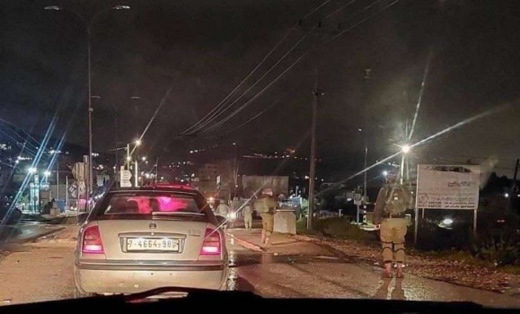 اصابة مجندين في عملية دهس على حاجز زعترة