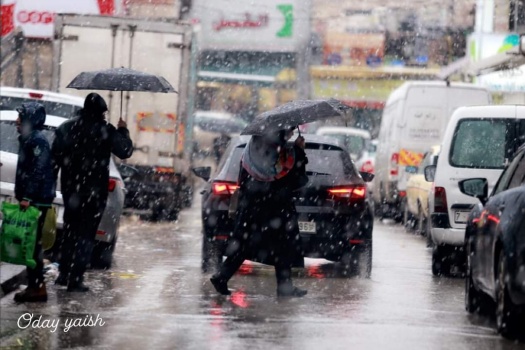 يصل خلال ساعات ..فلسطين على موعد مع منخفض جوي جديد