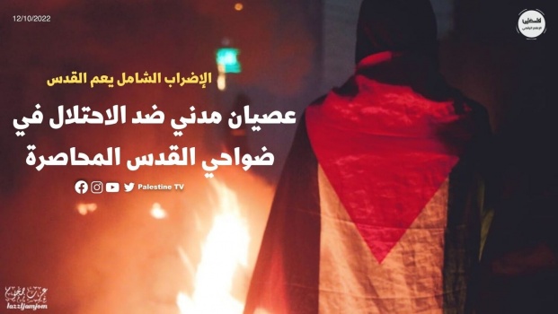 شعفاط وعناتا وجبل المكبر والرام تعلن العصيان في وجه الاحتلال