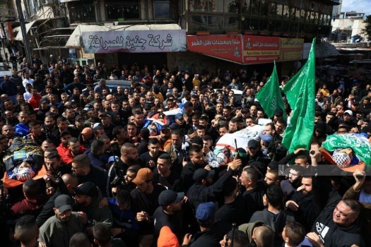 جماهير غفيرة تشيع جثامين الشهداء الستة في جنين ونابلس
