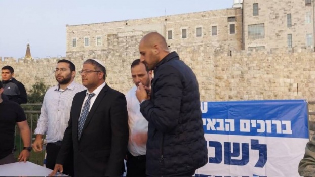 في خطوة استعراضية.. بن غبير يقتحم البلدة القديمة في القدس المحتلة