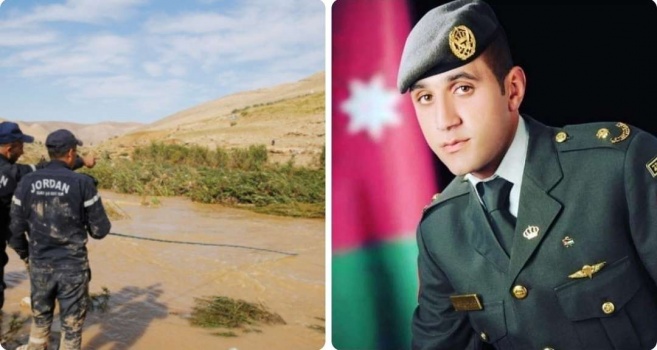 الأردن.. العثور على جثمان الضابط الذي جرفته السيول في وادي عربة