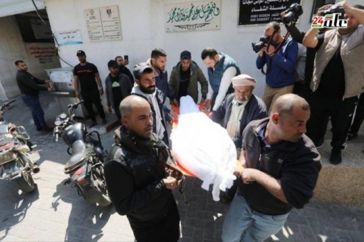 تشييع جثمان الشهيد هاشل مبارك في غزة