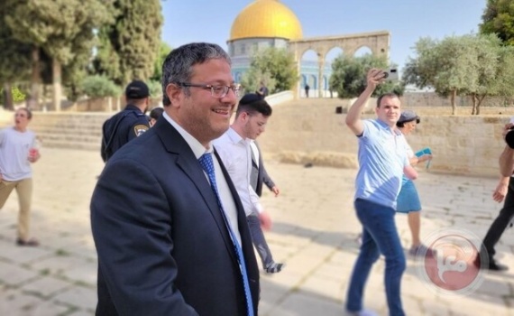 بن جفير يقتحم المسجد الأقصى