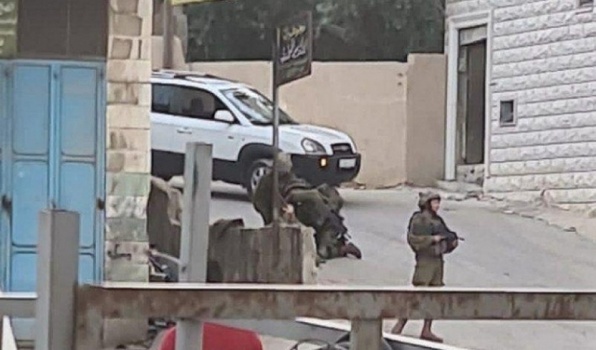 إصابة جندي اسرائيلي جراء عملية دهس في حوارة
