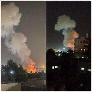 انفجارات في موقع للمقاومة في غزة