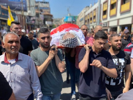 جماهير شعبنا تشيّع جثماني الشهيدين سنان والطفلة نغنغية في جنين ومخيمها