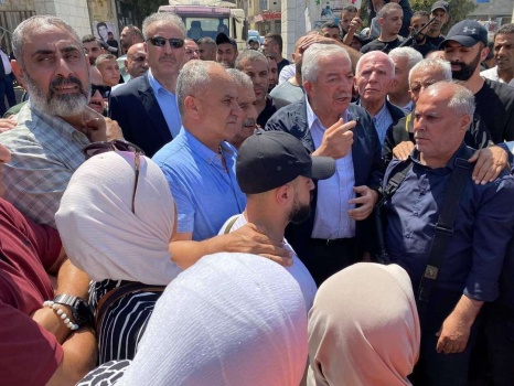 وفد من قيادة "فتح" يتفقد جنين ومخيمها