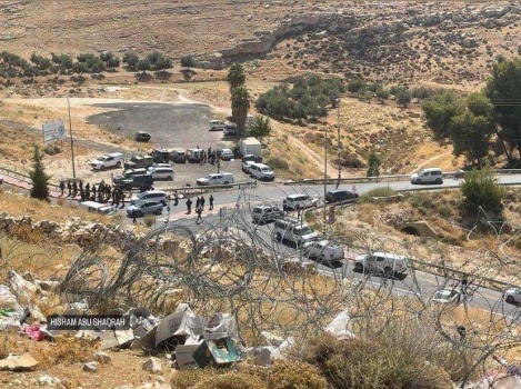 الاحتلال يغلق مدخلي بلدة تقوع جنوب شرق بيت لحم