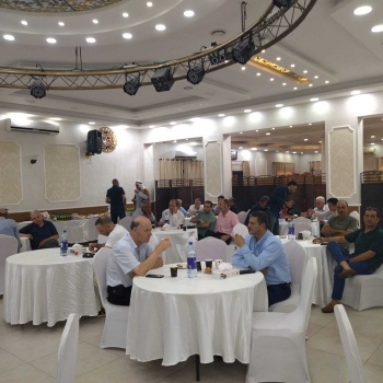 اجتماع رؤوساء وأعضاء نقابة محطات المحروقات والغاز في شمال الضفة الغربية
