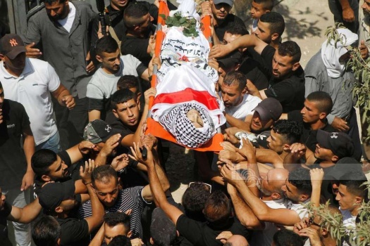 جماهير شعبنا في جنين تشيع جثمان الشهيد عز الدين كنعان إلى مثواه الأخير