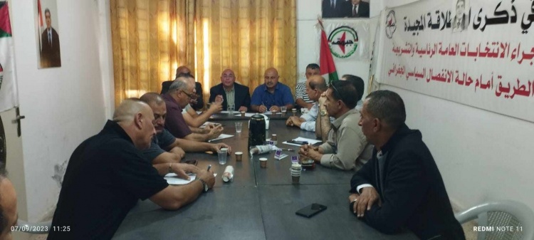 الفصائل الوطنية في جنين تدعو لأكبر تضامن مع اسرانا البواسل في خطواتهم النضالية