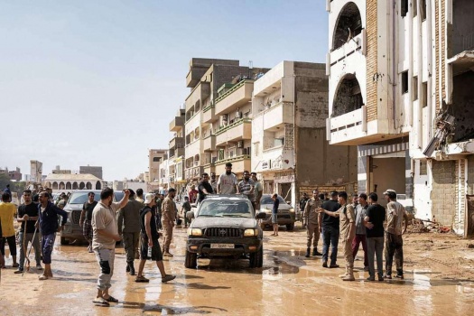 وفاة 9 فلسطينيين وفقدان آخرين جراء عاصفة "دانيال" في ليبيا