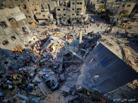 مجزرة مفتوحة في غزة: 8525 شهيداً و1100 طفل تحت الأنقاض