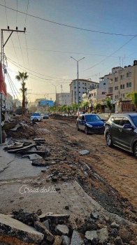قوات الاحتلال تدمر البنية التحتية في جنين عقب عدوانها