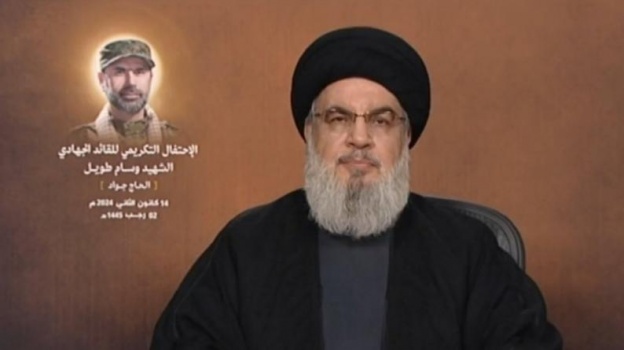 نصر الله ""اسرائيل" ستخضع لشروط المقاومة في غزة
