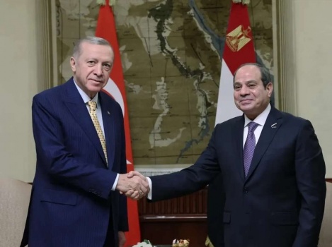 أردوغان: نعتزم زيادة تعاوننا مع مصر لوقف المذبحة بغزة