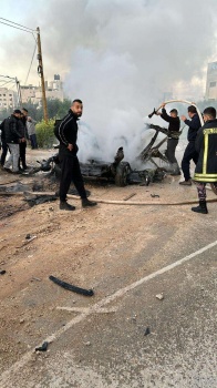 أحدهم منفذ عملية "حرميش" .. 3 شهداء في قصف مركبة بجنين