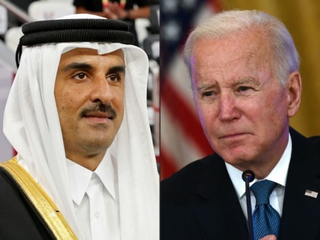 بايدن لـ أمير قطر: إسرائيل مستعدة للمضي قدمًا بالشروط المعروضة حاليًا على حماس