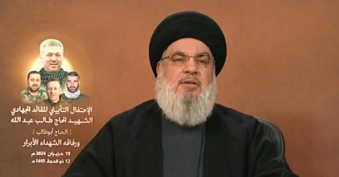 نصر الله: لا مكان في إسرائيل بمنأى عن صواريخنا ومسيراتنا بحال اندلاع حرب