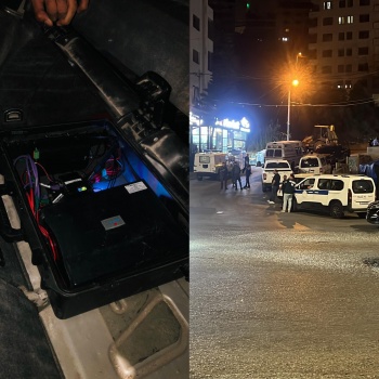 الأجهزة الأمنية تتعامل مع مركبة مشبوهة في نابلس