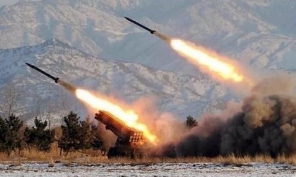 اصابات- إطلاق رشقة صاروخية كبيرة من جنوب لبنان باتجاه الجليل