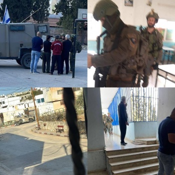 الاحتلال يقتحم مدرسة حارس ويحتجز الطلبة والمعلمين