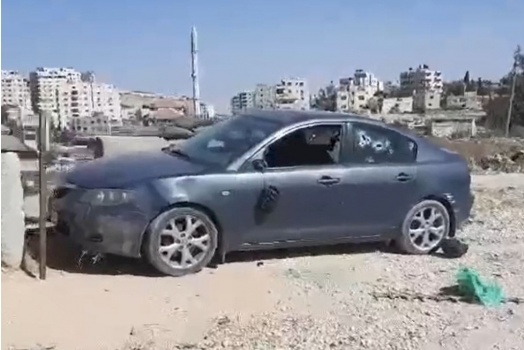 إطلاق النار على فلسطيني قرب حزما بزعم محاولة الدهس