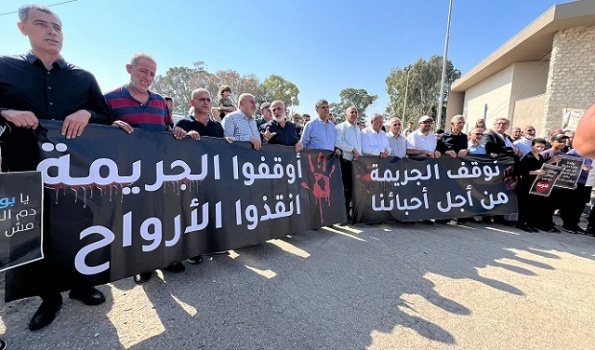 إضراب في البلدات الفلسطينية بأراضي الـ48 ضد العنف والجريمة