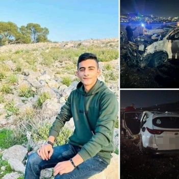 مصرع شاب وإصابة شخصين أخرين إثر حادث سير جنوب جنين